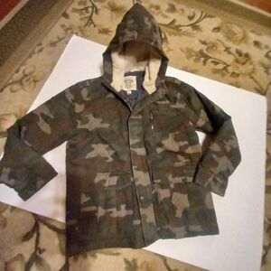 New Mens RTE 66 fleece Camo Hoodie. Large